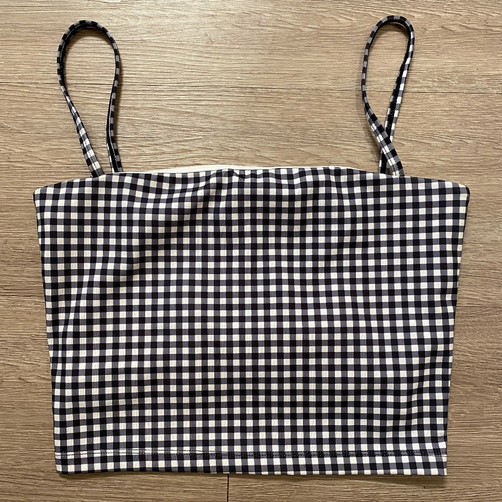 Checkered Sports Bra/Tank Top